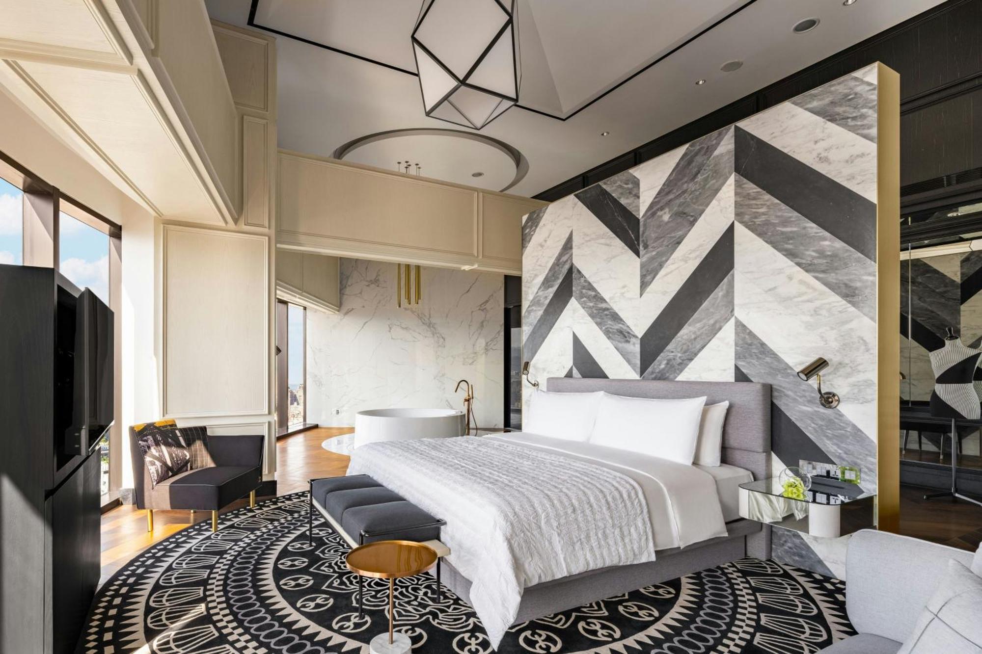 Le Meridien تايتشونغ المظهر الخارجي الصورة A bedroom at the hotel